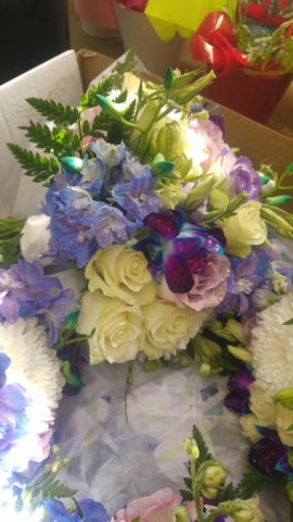 Blue and White Bouquet