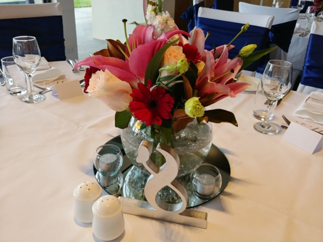 Fishbowl Table Arrangement