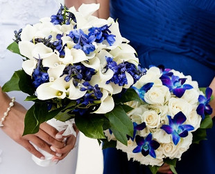 Blue Orchid Bouquet