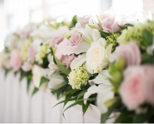 Ceremony Flowers Bridal Table