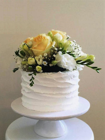 Yellow Wedding Cake Topper