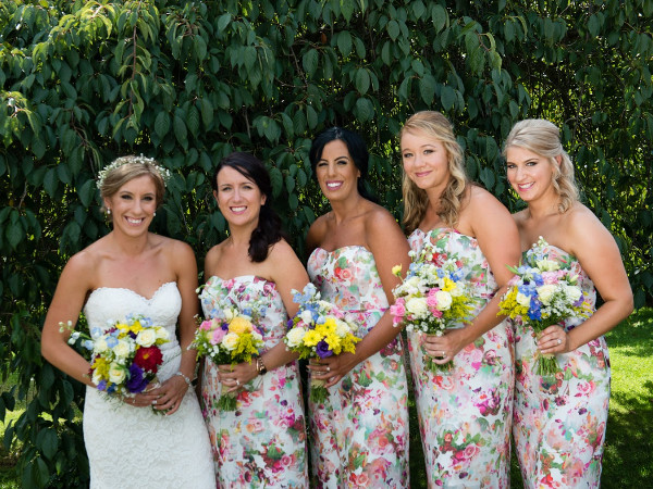Wedding flowers for bridesmaids