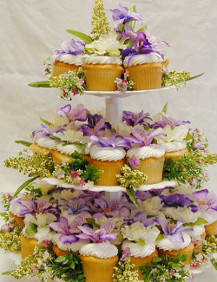 Wedding Cake Flowers - Cup Cake