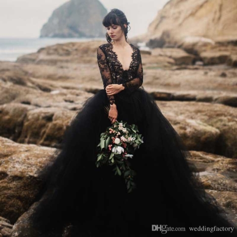 Black Wedding Dress