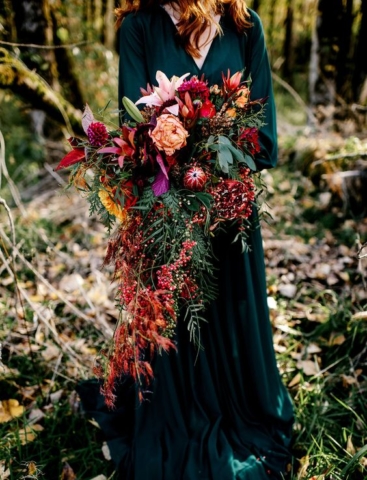 Green Wedding Dress