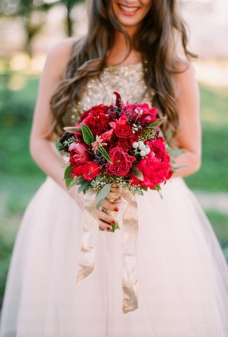 Gold Wedding Dress